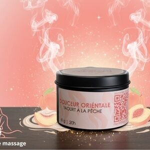 Douceur Orientale Peach Yogurt Massage Candle